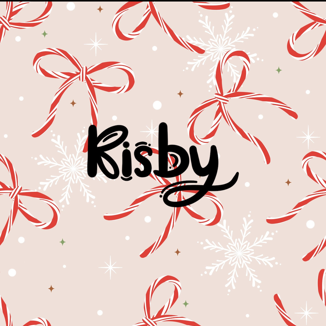 CANDY CANE BOWS 2T-6/7