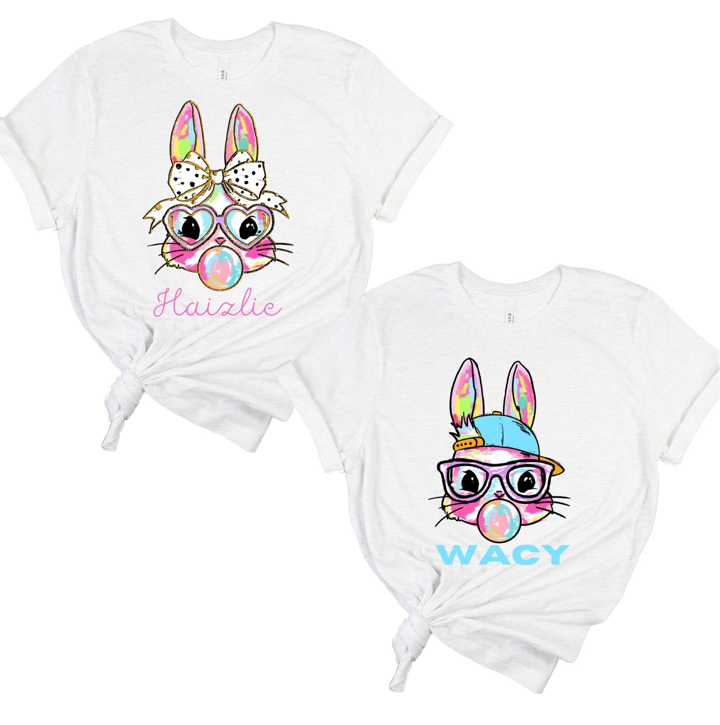 EASTER BUNNY NAME TEE