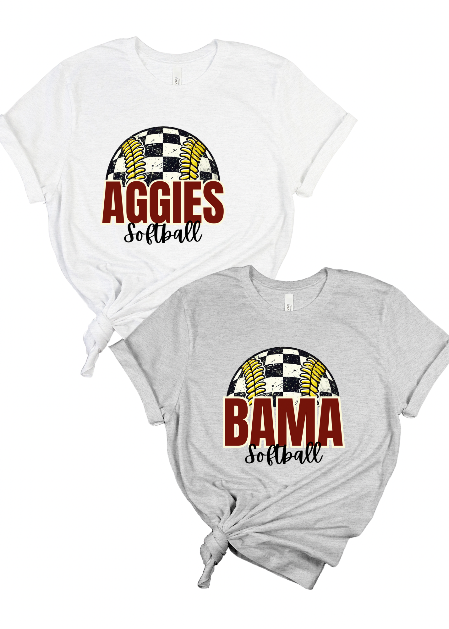 CHECKERED SOFTBALL LITTLE LEAGUE