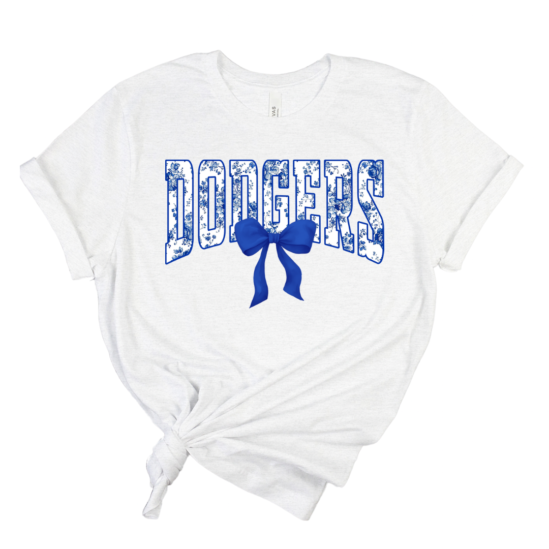 Floral Dodgers Tee