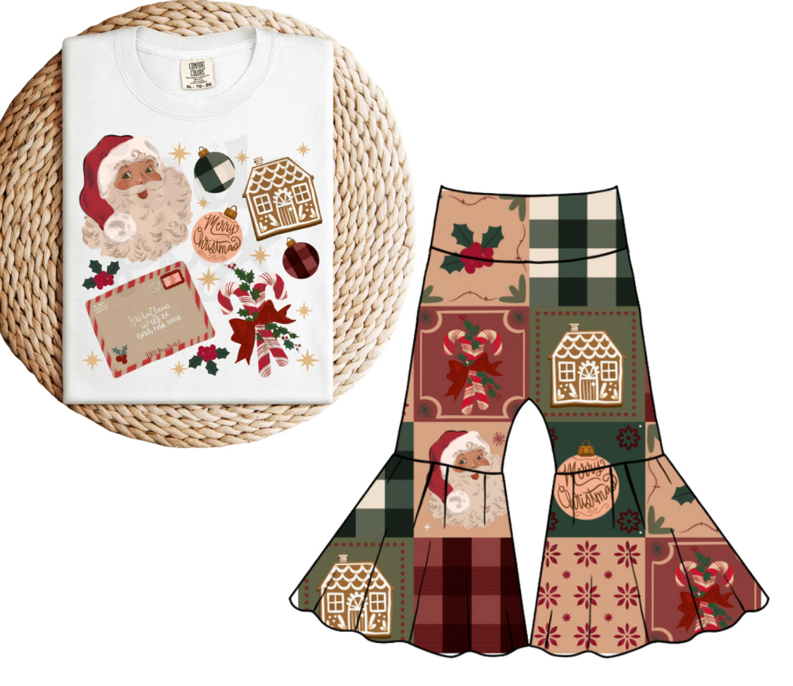 Vintage bell bottom set