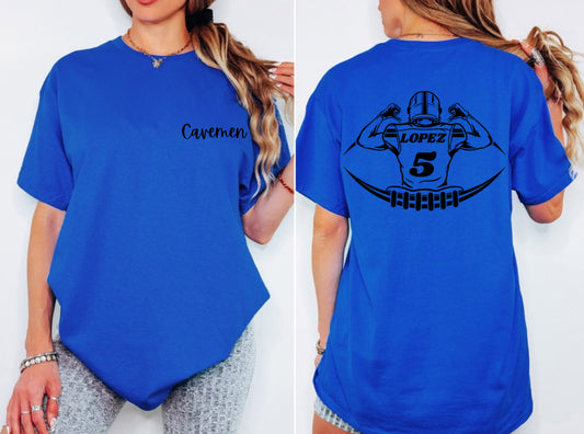Football name tee