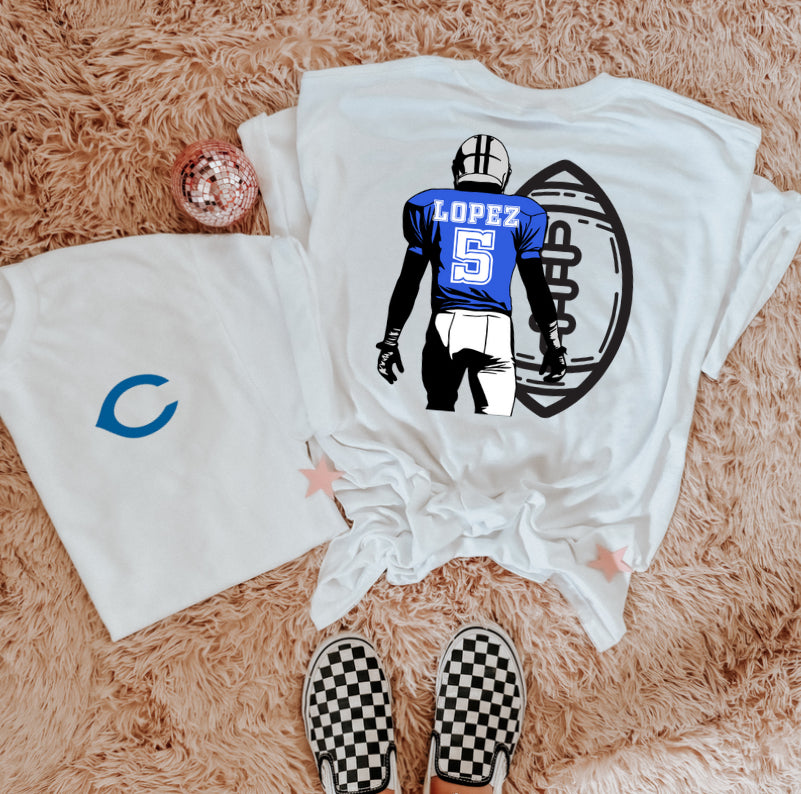 Football name graphic