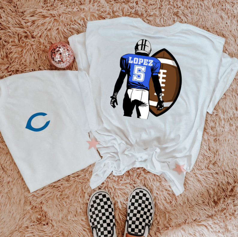 Football name graphic