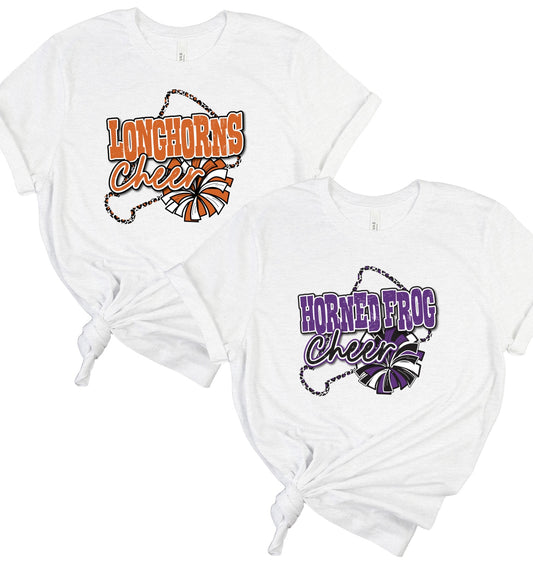 CHEER LONGHORNS/HORNED FROGS/FIGHTING IRISH