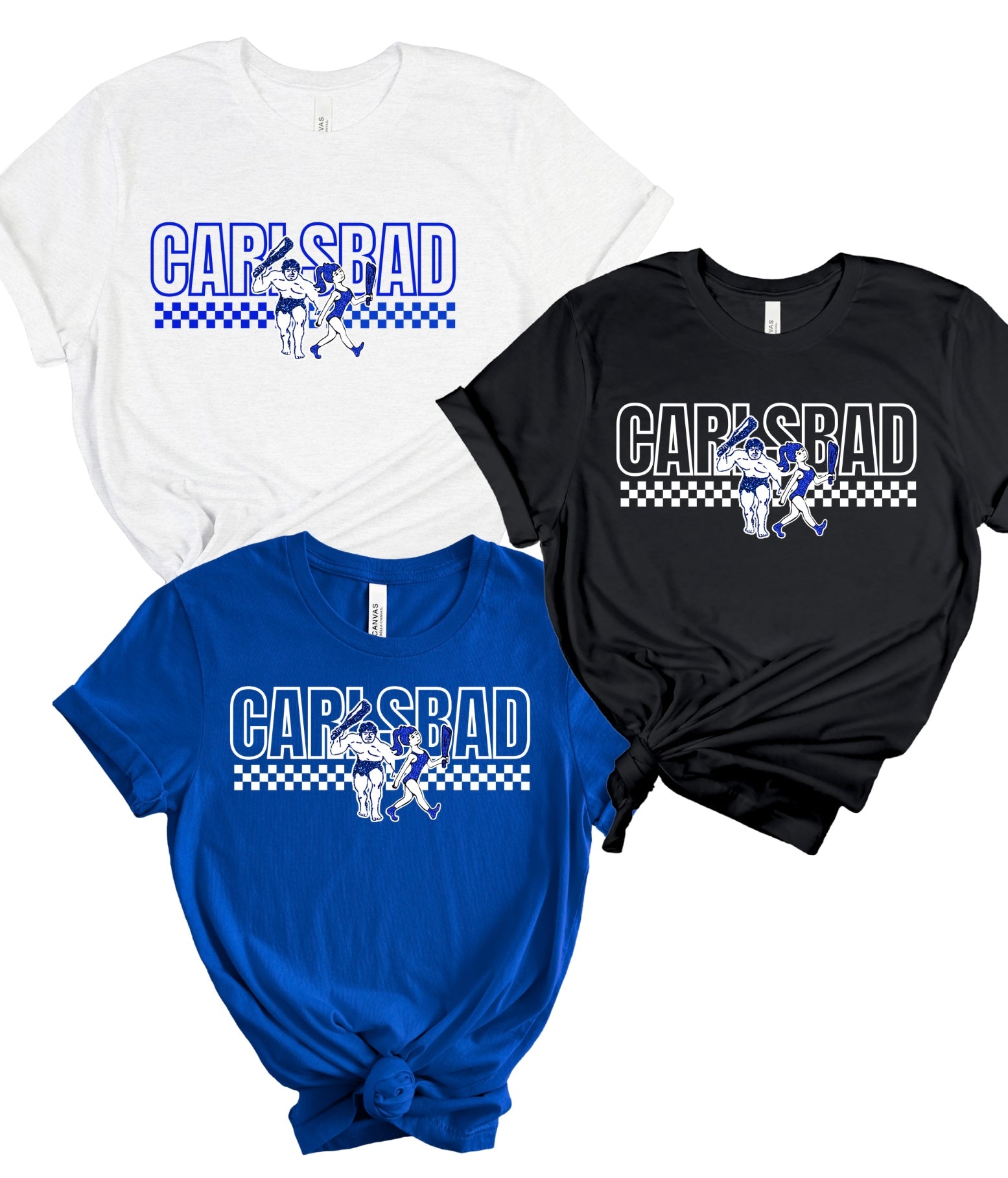 CARLSBAD CHECKERED CAVEMEN/GIRL