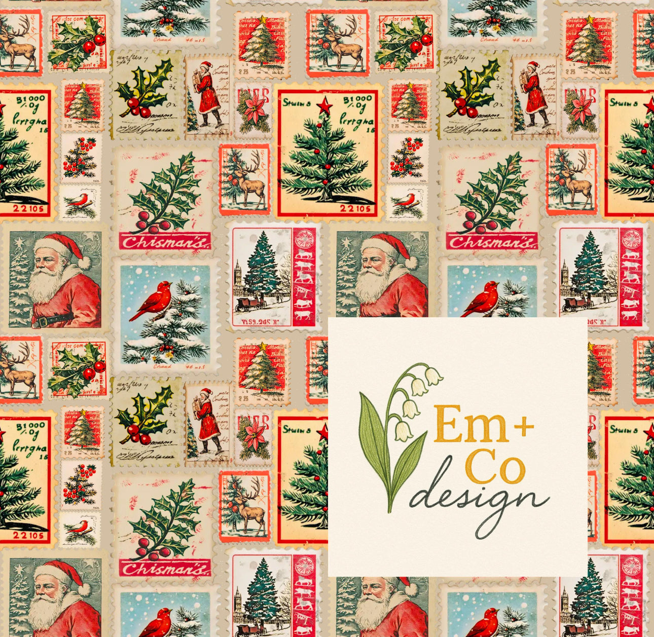 TIMELESS SANTA STAMPS 2T-6/7