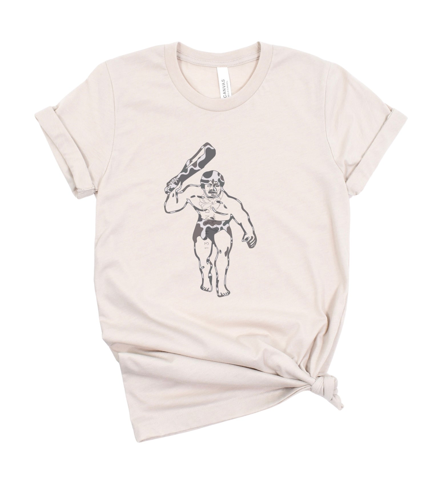 TAN CAVEMEN CAMO OUTLINE