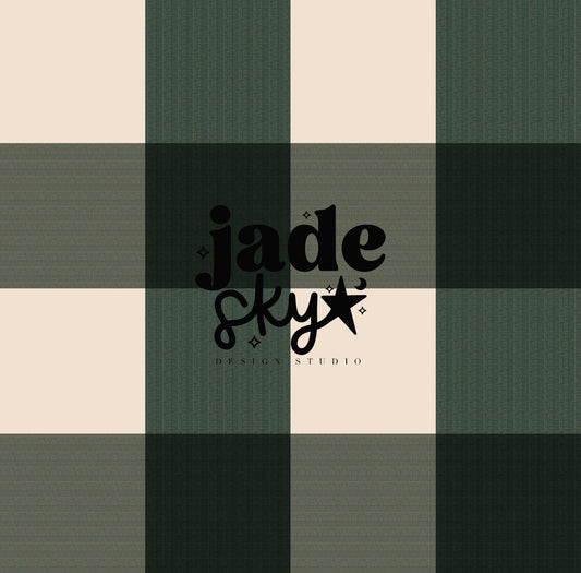CHRISTMAS PLAID GREEN 2T-6/7