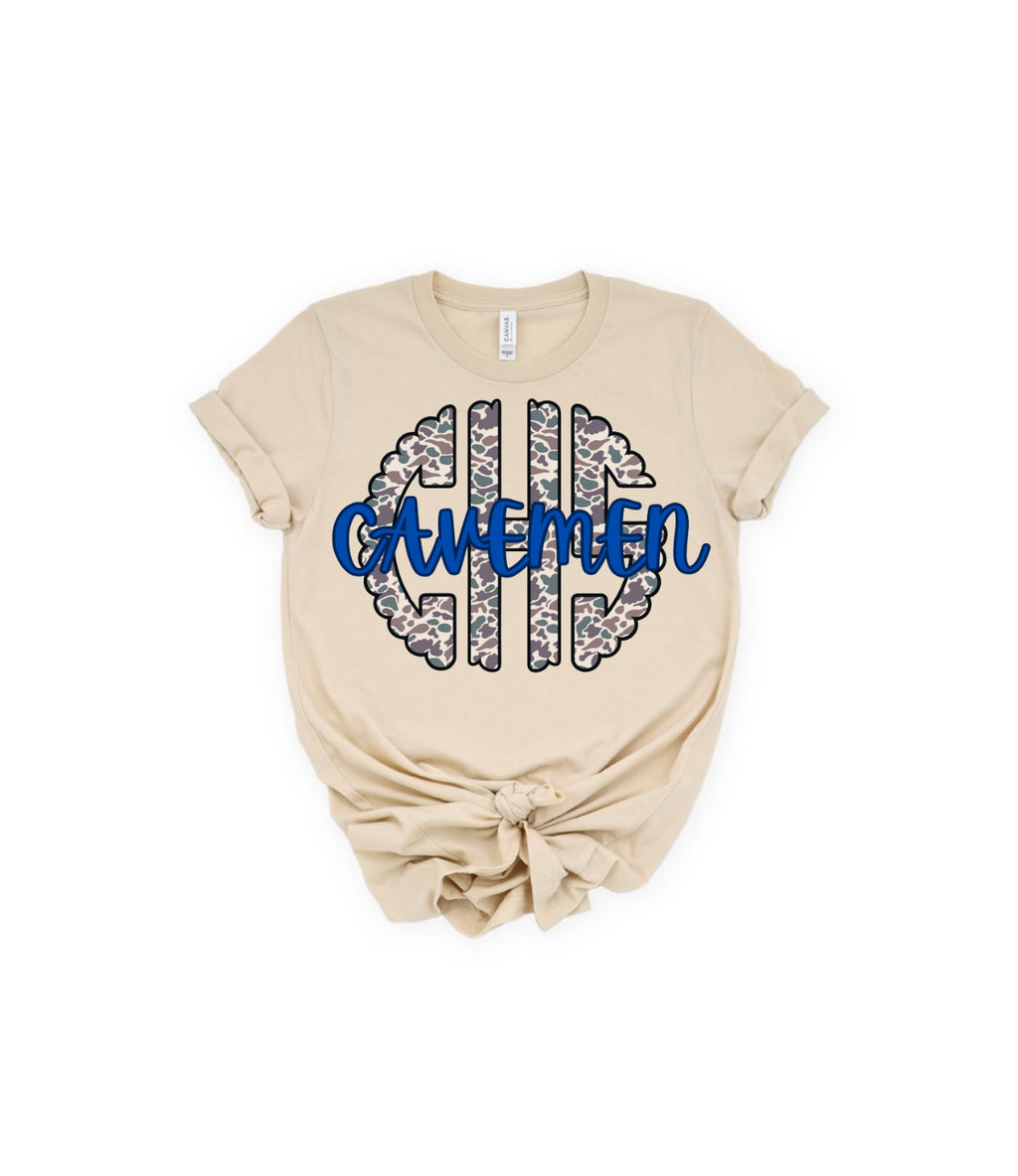 Monogram camo shirts