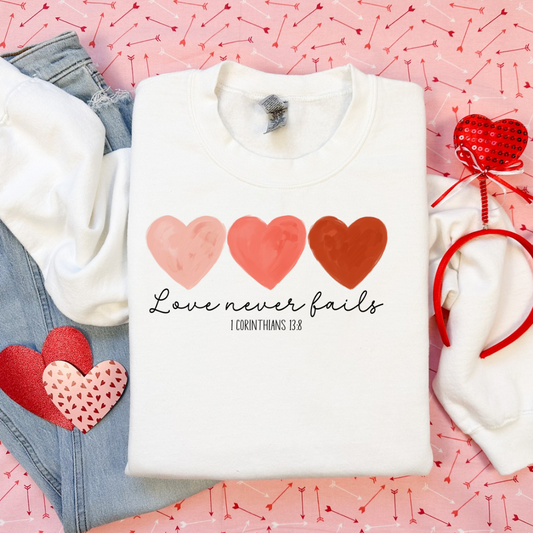 LOVE NEVER FAILS