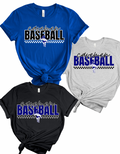 CHECKERED CAVEMEN BASEBALL T-SHIRT