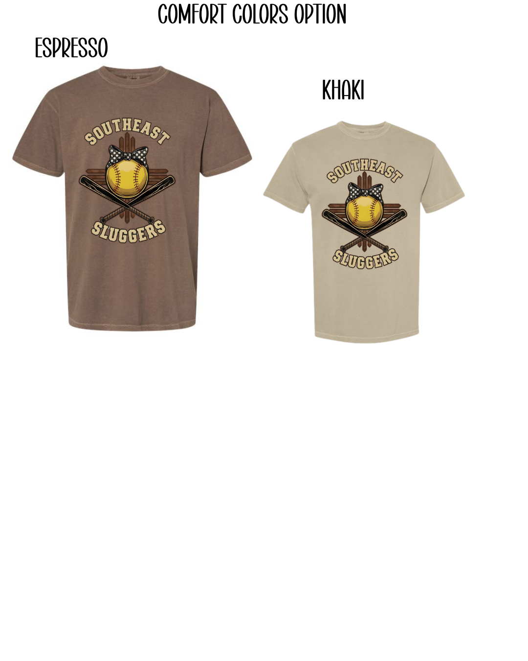 SOUTHEST SLUGGERS COMFORT COLORS