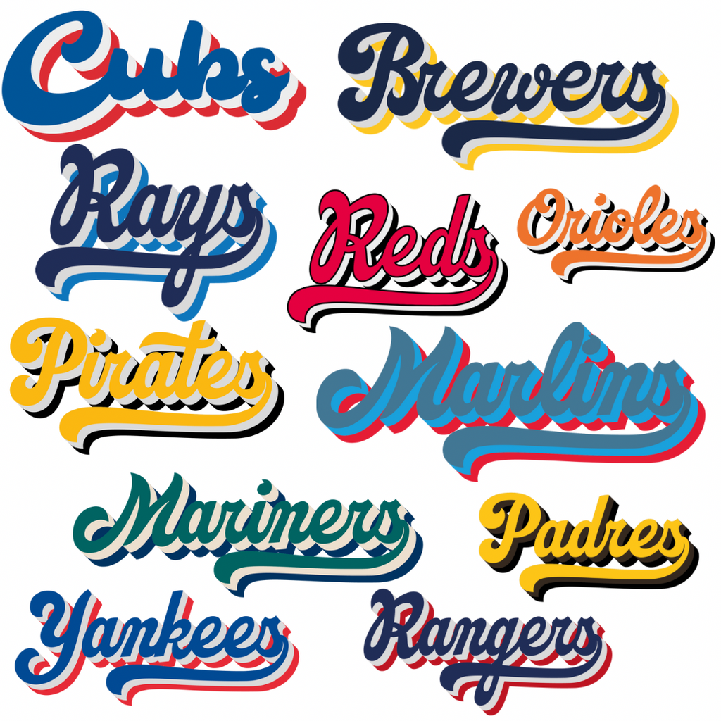 Retro Baseball Team