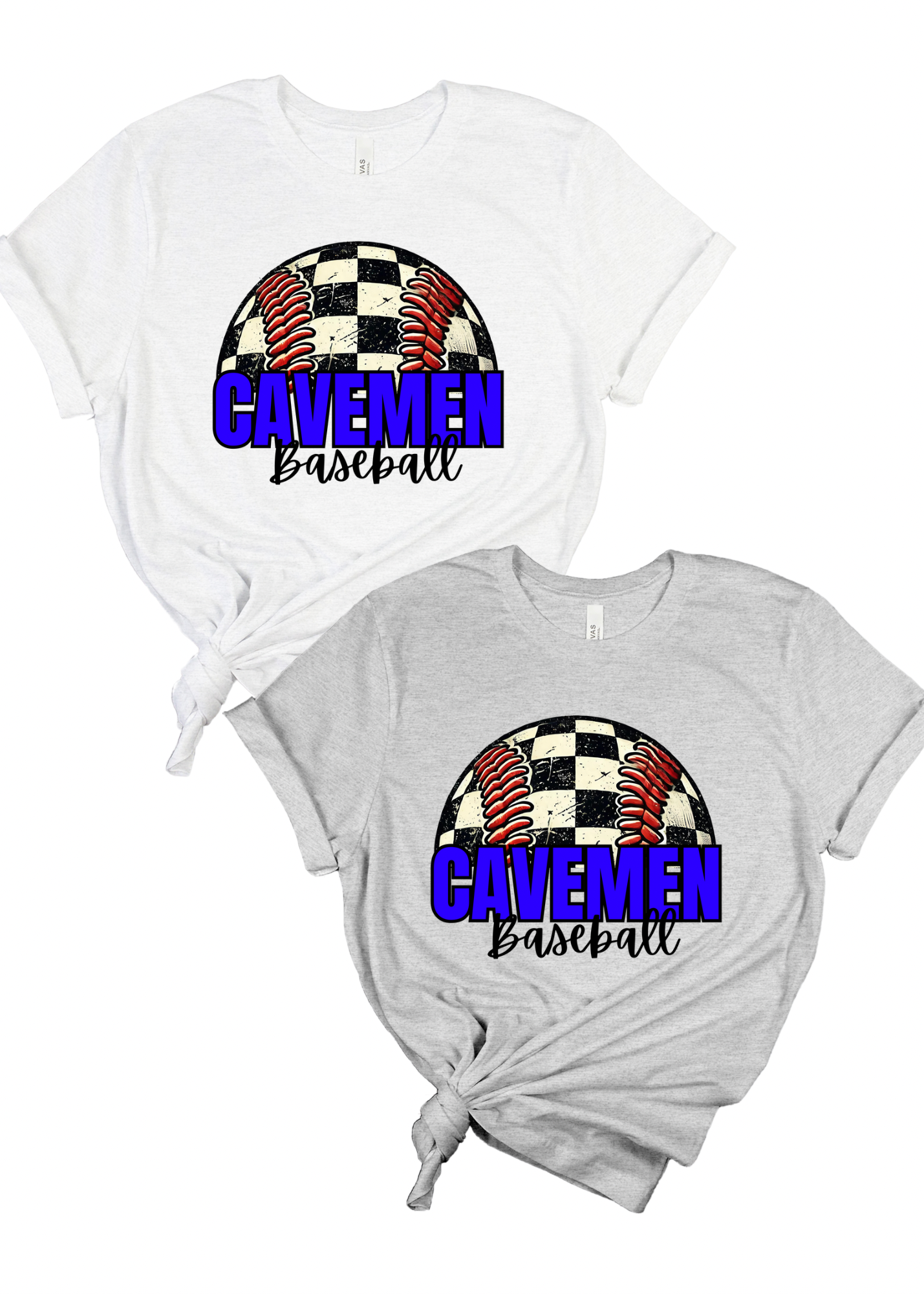 CHECKERED BASEBALL CAVEMEN