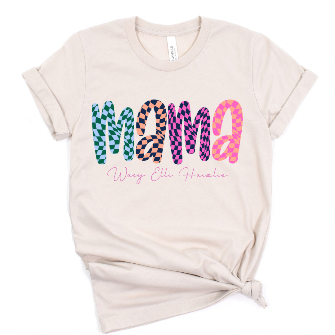 CHECKERED MAMA (MULTI COLOR)