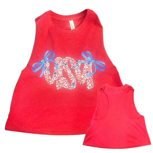 RED FLORAL USA