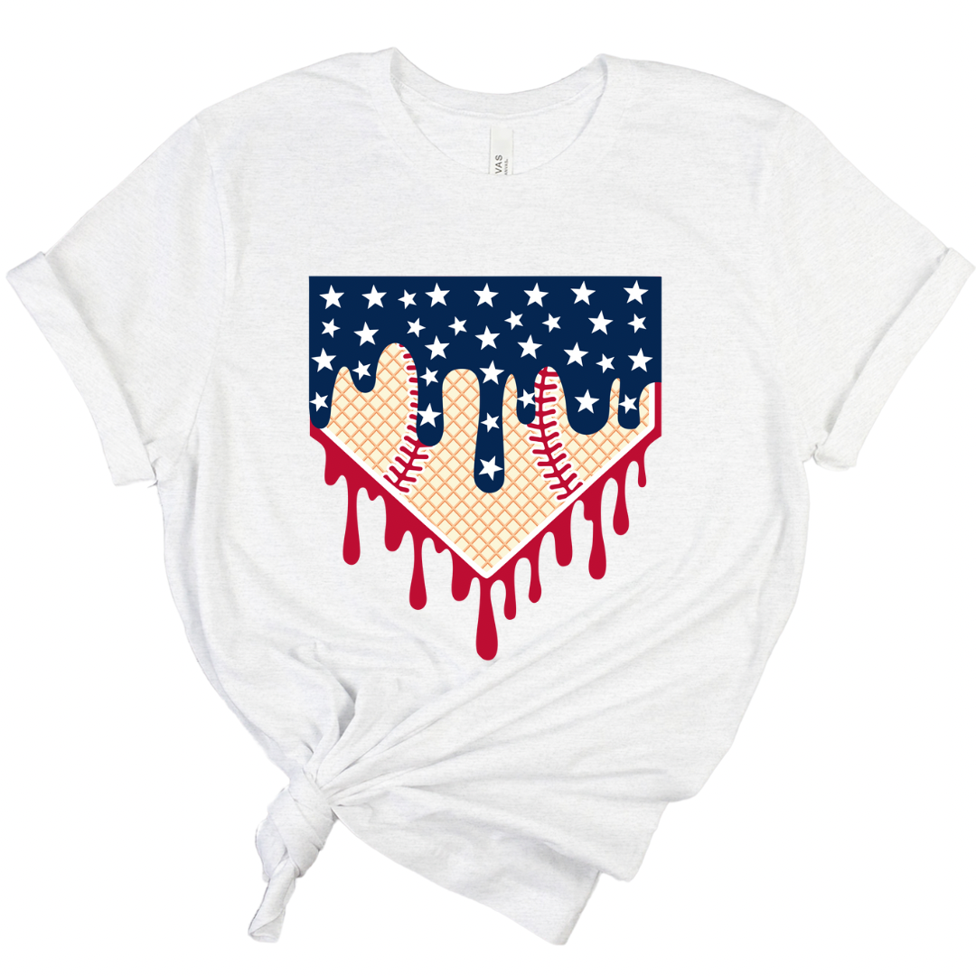 BASEBALL REDWHTIEBLUE