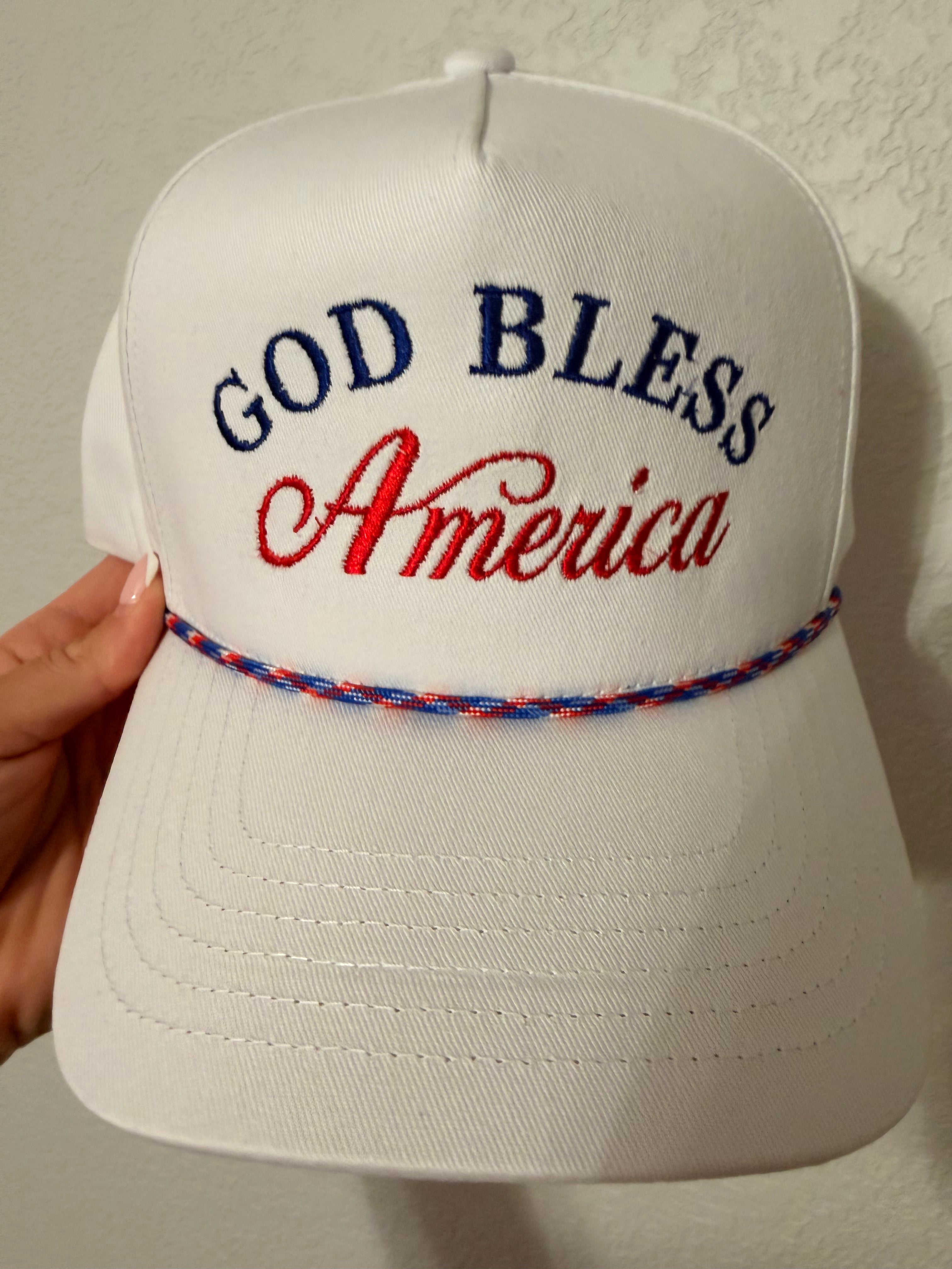GOD BLESS AMERICA HAT