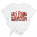 FALCONS CHECKERED LEOPARD TEE