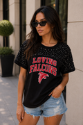 Rhinestone Falcon Tee