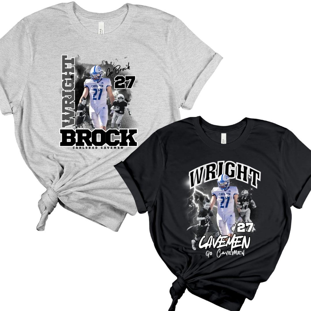 CUSTOM SPORTS TEE WITH PICTURE