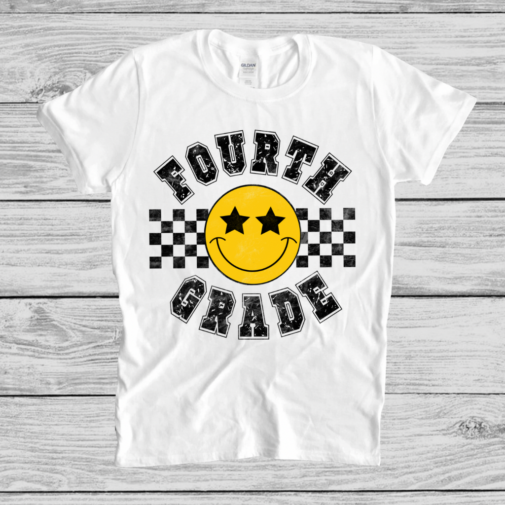 KIDS GRADE T-SHIRT! SMILEY FACE