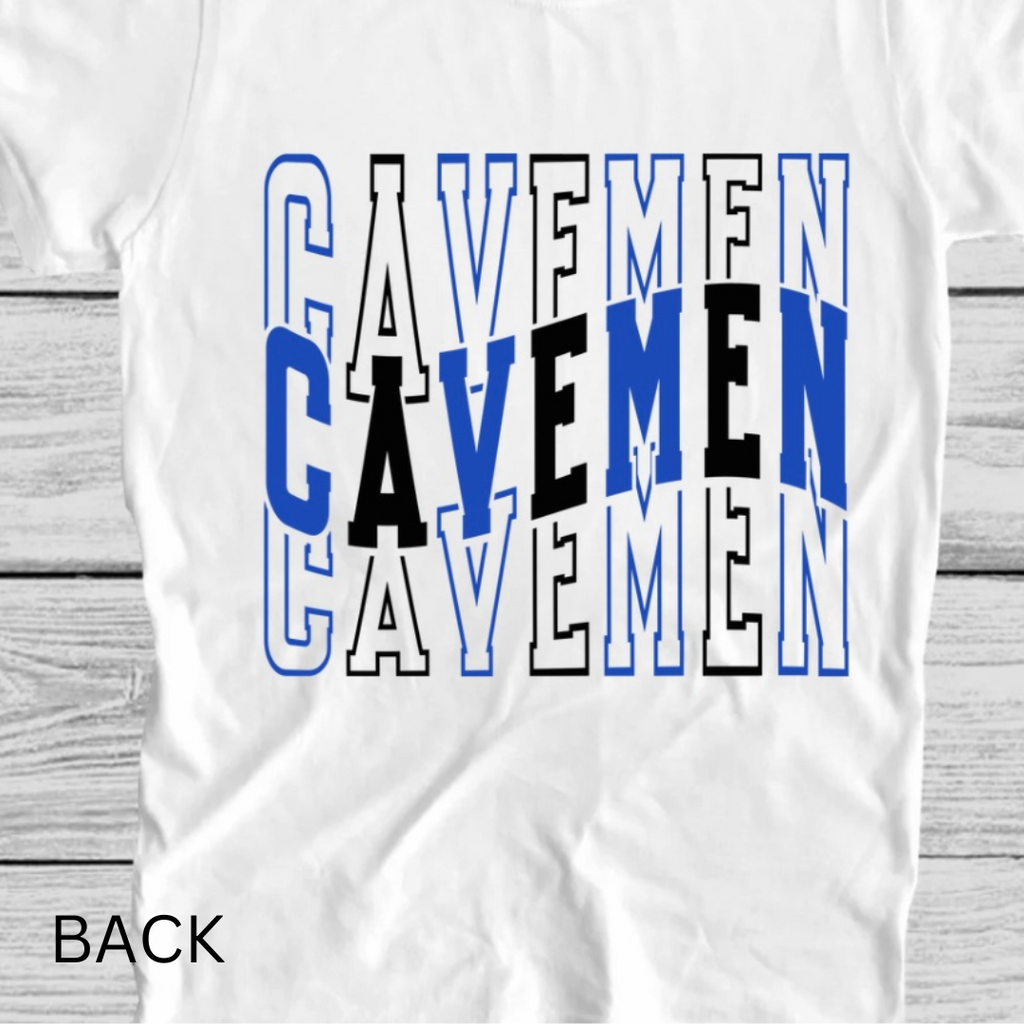 Checkered Cavemen T-shirt