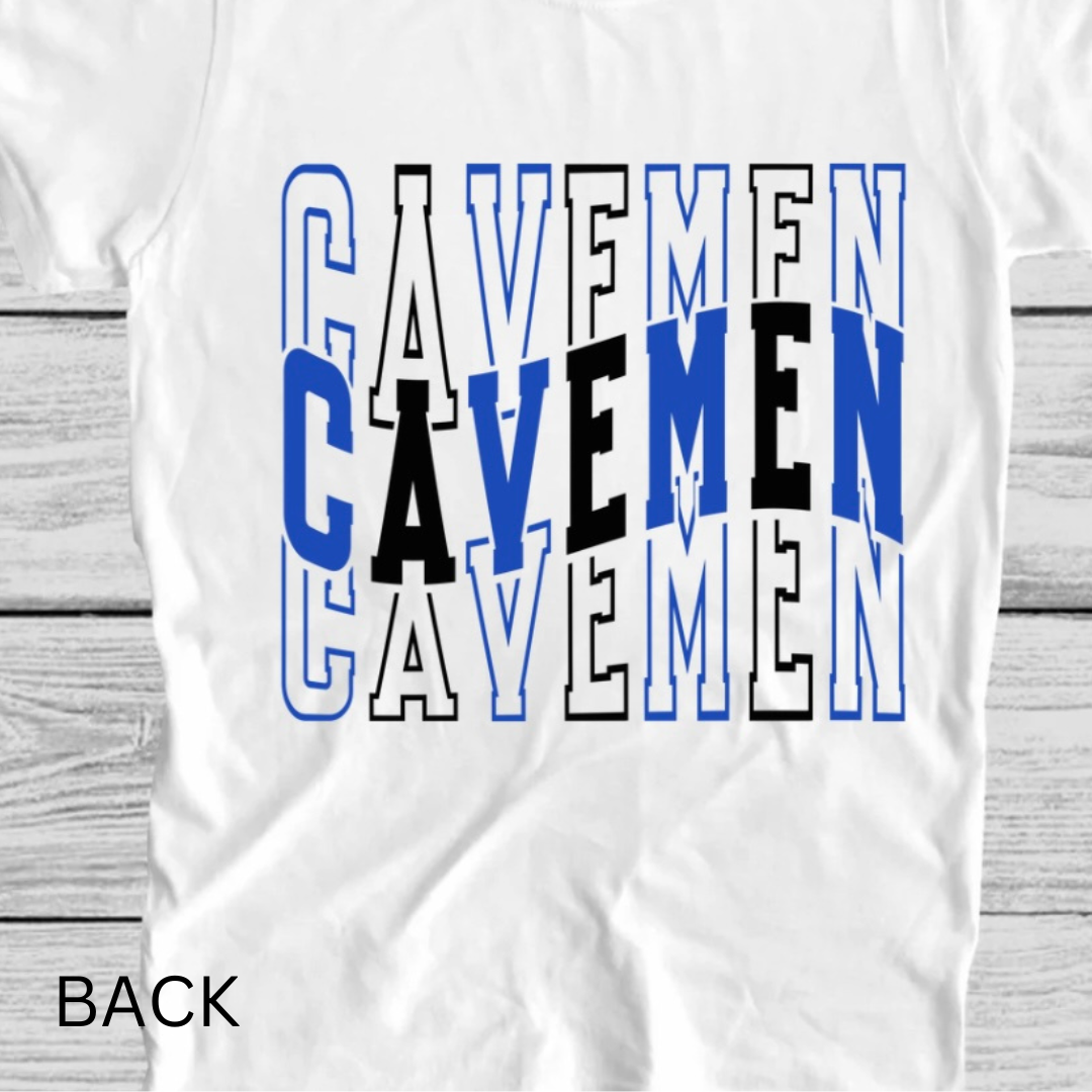 Checkered Cavemen T-shirt Kids