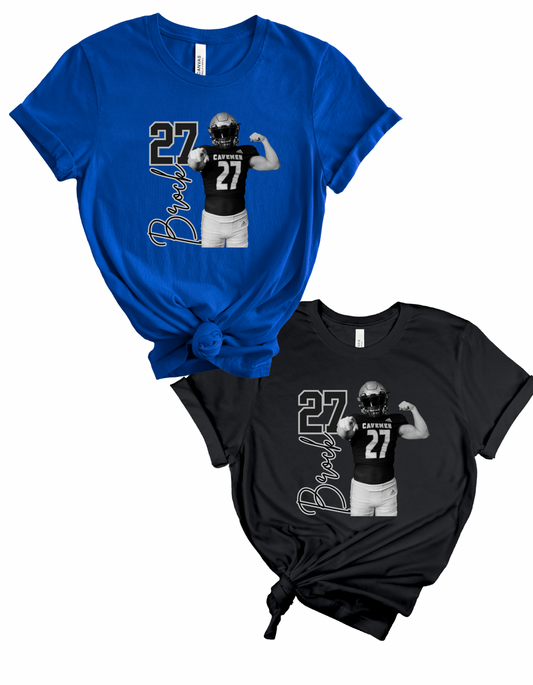 Custom Football Tee