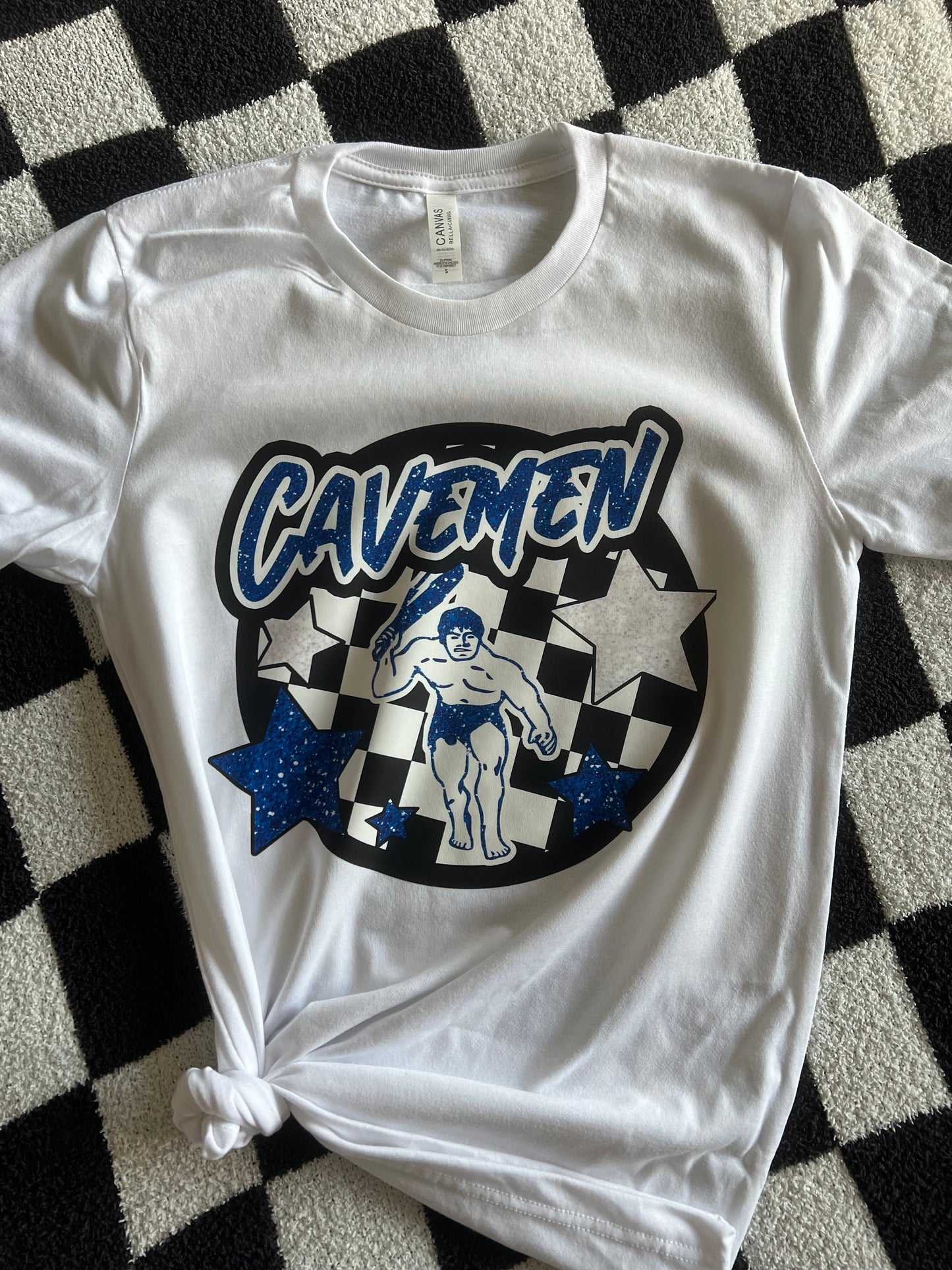 Cavemen “circle checkered”