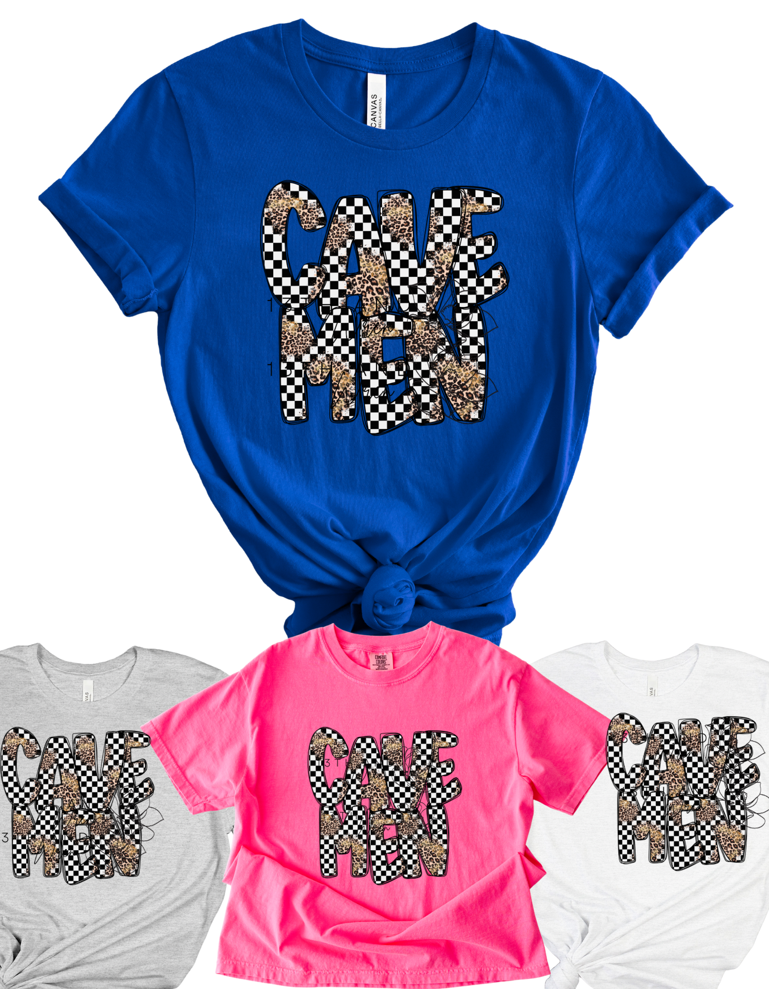 CHECKERED/LEOPARD CAVEMEN