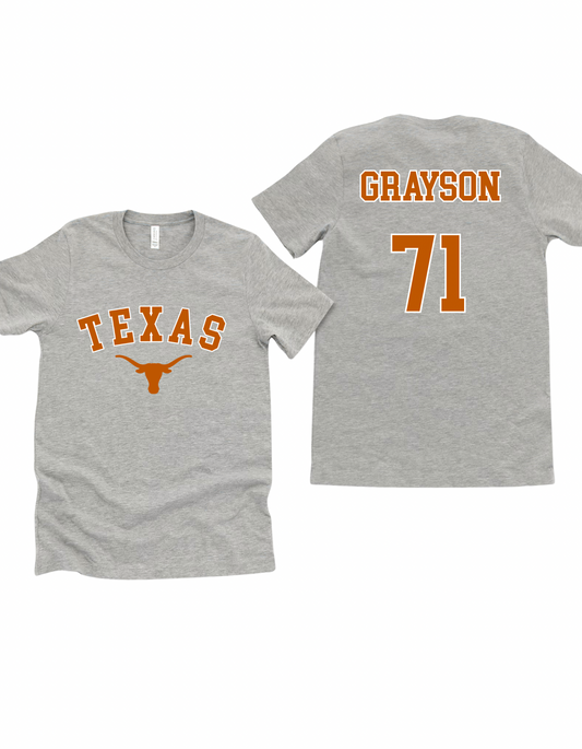 Front and back custom
