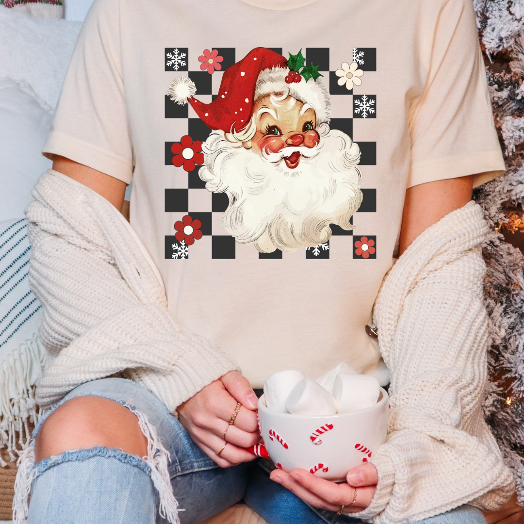 CHECKERED SANTA